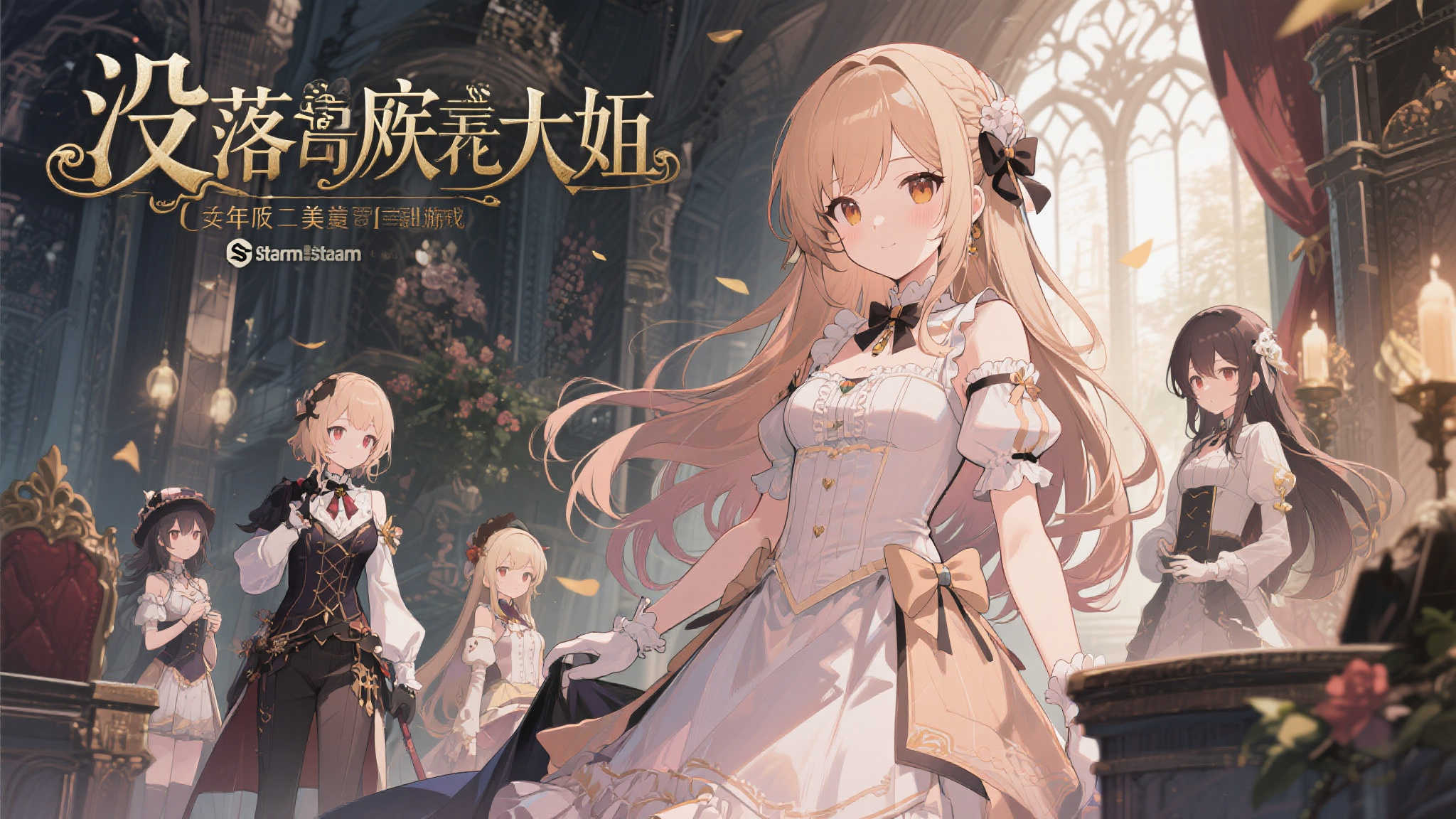 Steam上架！美少女冒险新作《贵族大小姐的逆袭》定档明年