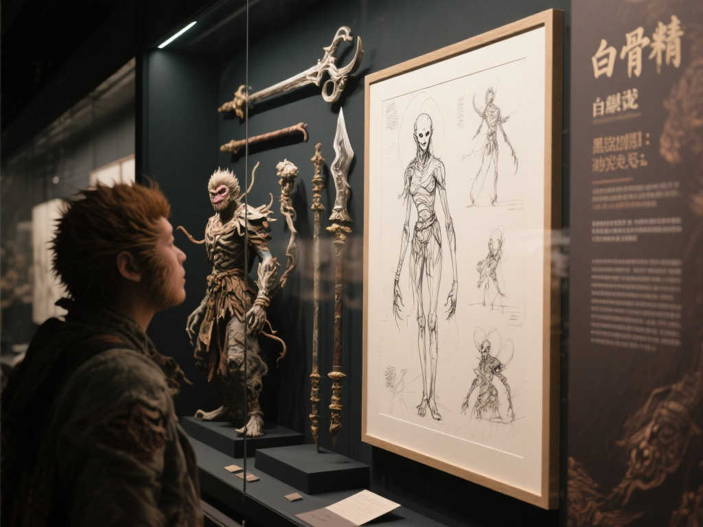 惊艳再现！探秘《黑神话：悟空》与中国美术馆联袂艺术展